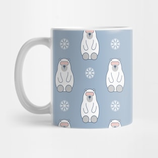 Snow Bear Pattern Mug